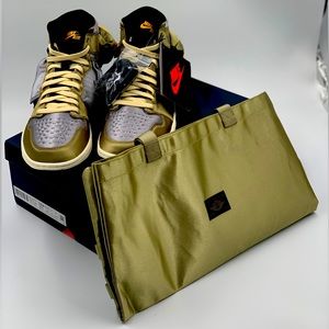 2022 Air Jordan 1 Retro High Utility 'Neutral Olive' w/ matching bag NWT AND BOX